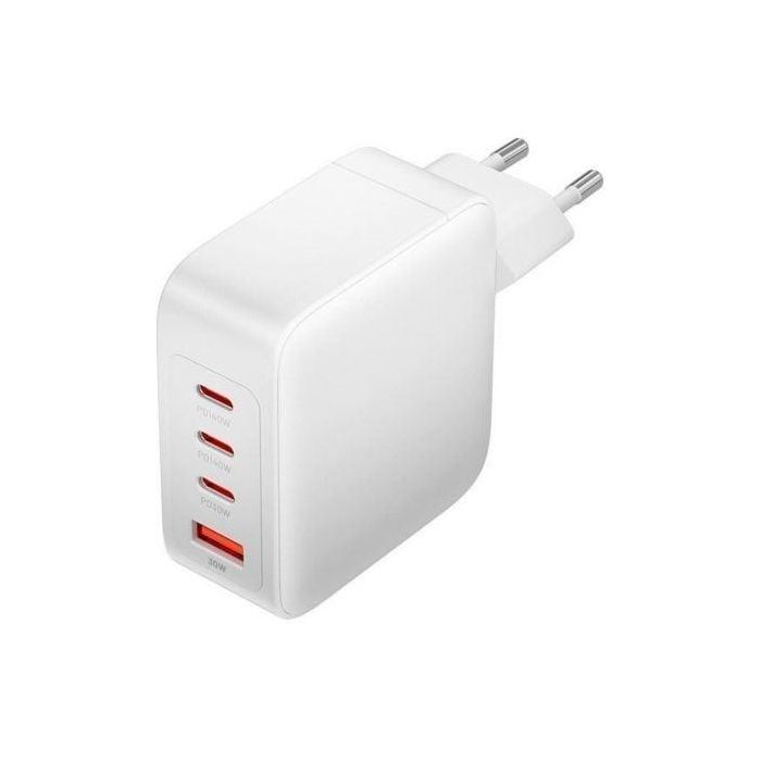 Vention FEIW0-EU Cargador de Pared GaN 140W con 4 Puertos: 3 USB-C (hasta 140W) y 1 USB-A (hasta 18W) para Carga Simultánea 0 Vention FEIW0-EU Cargador de Pared GaN 140W con 4 Puertos: 3 USB-C (hasta 140W) y 1 USB-A (hasta 18W) para Carga Simultánea 0