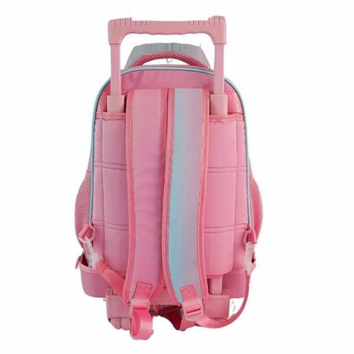 Mochila trolley fjo compacto doble cuerpo gran capacidad blin blin gradient pink. 44 x 34 x 24 cm. 1