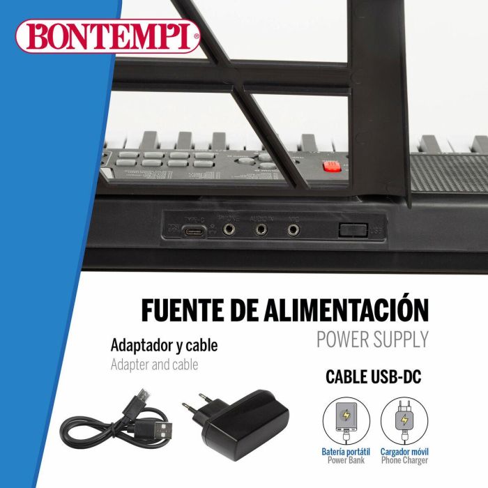 Piano Electrónico Bontempi 68 x 88 x 38 cm (2 Unidades) 4