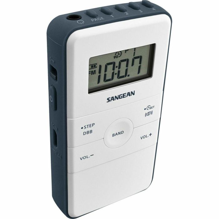 Radio Portátil Sangean DT-140 Azul Blanco 2