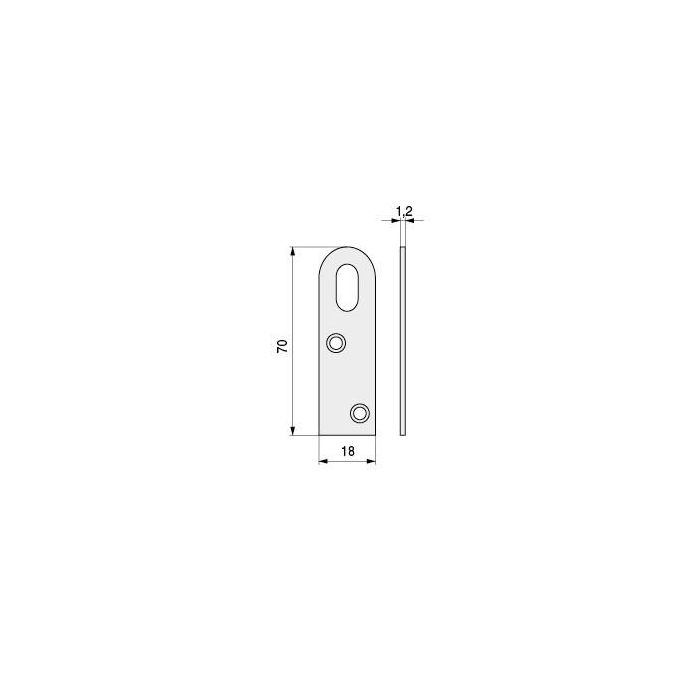 DUVER Colgador Gancho para Paneles Perforados 70mm Acero Niquelado 1 DUVER Colgador Gancho para Paneles Perforados 70mm Acero Niquelado 1