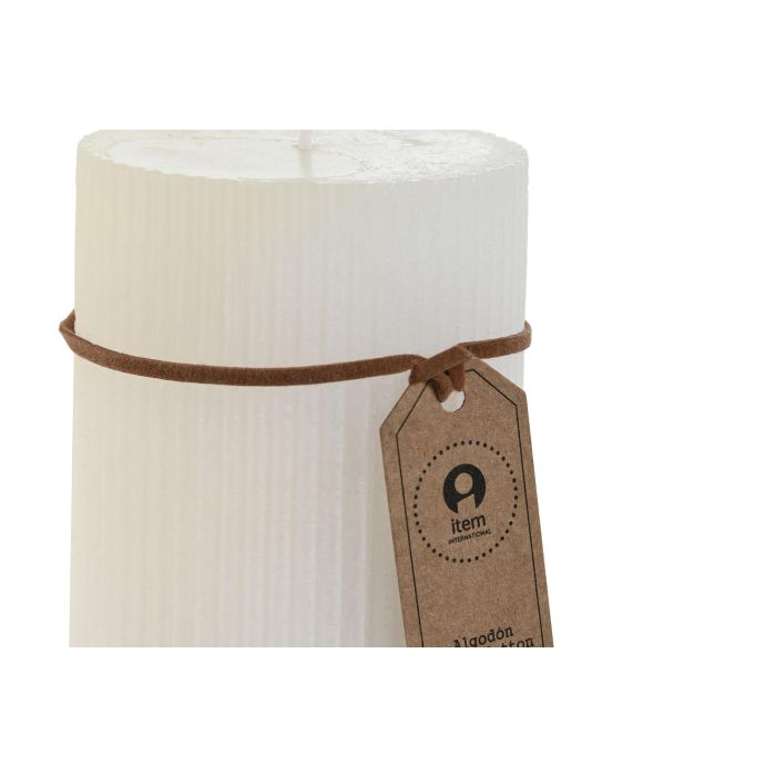 DKD Home Decor Vela Básicos Blanca con Fragancia Algodón, Cera de 300g, Acabado Rayado, 55 Horas de Duración, Medidas 7x7x10 cm (Set de 12 Unidades) 0 DKD Home Decor Vela Básicos Blanca con Fragancia Algodón, Cera de 300g, Acabado Rayado, 55 Horas de Duración, Medidas 7x7x10 cm (Set de 12 Unidades) 0