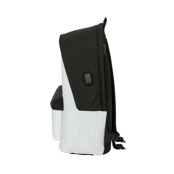 Mochila Safta Doble Para Portatil 15,6-' + Usb Real Madrid 1 Equipacion 24-25 440x310x180 mm 3 Mochila Safta Doble Para Portatil 15,6-' + Usb Real Madrid 1 Equipacion 24-25 440x310x180 mm 3
