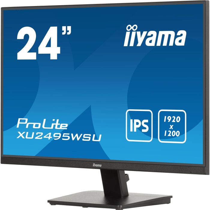 IIYAMA XU2495WSU-B7 Monitor 24" IPS Full HD (1920x1200) 16:10, HDMI, DP, USB-C, 4ms, Altavoces, Negro 5 IIYAMA XU2495WSU-B7 Monitor 24" IPS Full HD (1920x1200) 16:10, HDMI, DP, USB-C, 4ms, Altavoces, Negro 5