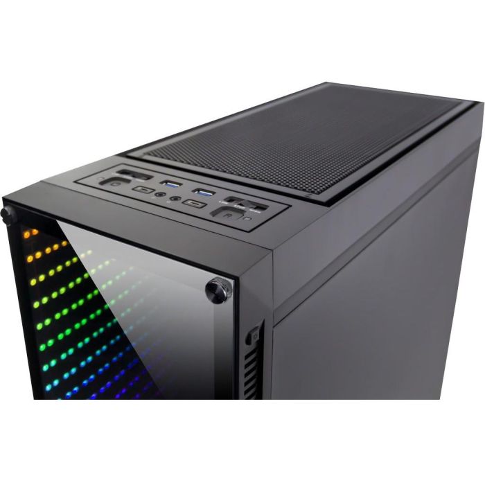 Inter-Tech X-908 Infini2 Midi Torre PC Negro ATX/ITX/microATX/Mini-ITX USB 3.2 Gen 1/Gen 2 Panel Cristal Templado 19