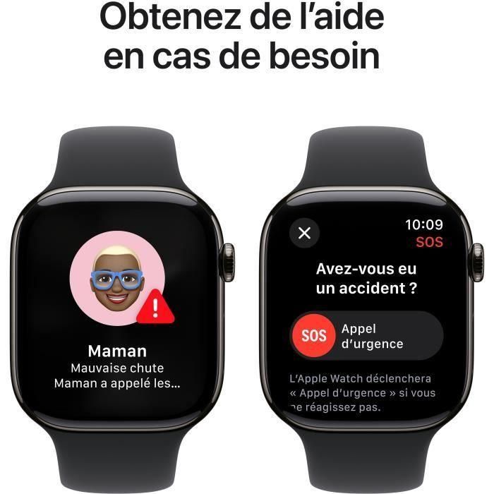 Apple Watch Series 10 GPS + Cellular - 46 mm - Caja de titanio color pizarra - Correa deportiva negra - S/M 5 Apple Watch Series 10 GPS + Cellular - 46 mm - Caja de titanio color pizarra - Correa deportiva negra - S/M 5