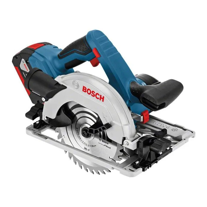 Bosch Professional 06016A2101 Sierra Circular GKS 18V-57 G con Hoja de 165 mm Sin Batería en L-BOXX