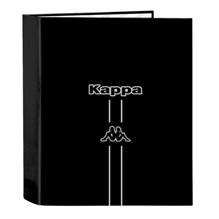 Carpeta de anillas Kappa Dark Negro A4 27 x 33 x 6 cm 0 Carpeta de anillas Kappa Dark Negro A4 27 x 33 x 6 cm 0