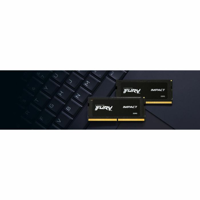 Kingston KIN1686101017997 FURY Impact DDR5 Kit 32 GB (2x16GB) SO-DIMM 262-pin 5600 MHz / PC5-44800 Memoria 34 Kingston KIN1686101017997 FURY Impact DDR5 Kit 32 GB (2x16GB) SO-DIMM 262-pin 5600 MHz / PC5-44800 Memoria 34