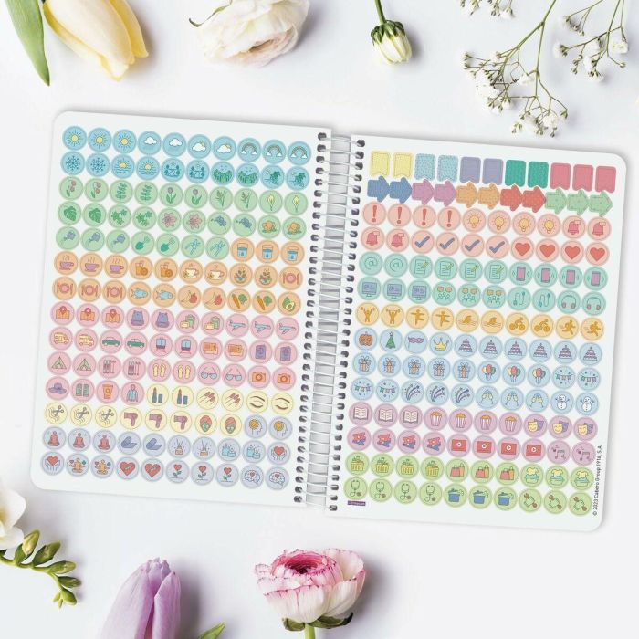 Agenda Finocam CLOE A5 15,5 x 21,2 cm 2025 Floral 3 Agenda Finocam CLOE A5 15,5 x 21,2 cm 2025 Floral 3