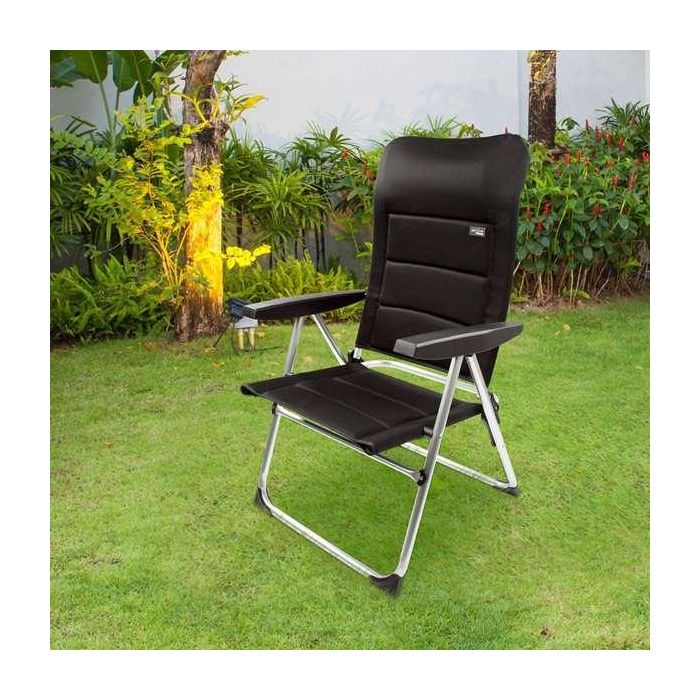 Silla de playa aluminio plegable acolchado deluxe multiposiciones 49x59x105cm 1 Silla de playa aluminio plegable acolchado deluxe multiposiciones 49x59x105cm 1