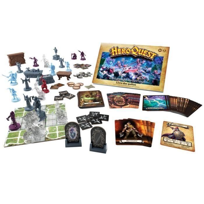 HeroQuest, paquete de misiones Terror Moon, se requiere sistema de juego HeroQuest, juegos de rol para 2 a 5 jugadores, 14 años 1 HeroQuest, paquete de misiones Terror Moon, se requiere sistema de juego HeroQuest, juegos de rol para 2 a 5 jugadores, 14 años 1
