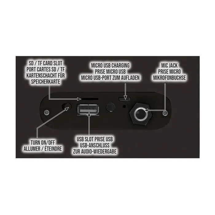 Lexibook Altavoz Bluetooth Portátil Harry Potter con Luces y Micrófono 2 Lexibook Altavoz Bluetooth Portátil Harry Potter con Luces y Micrófono 2