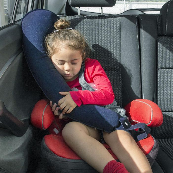 Almohada de Viaje Hinchable con Sujeción para Asientos Restel InnovaGoods 5