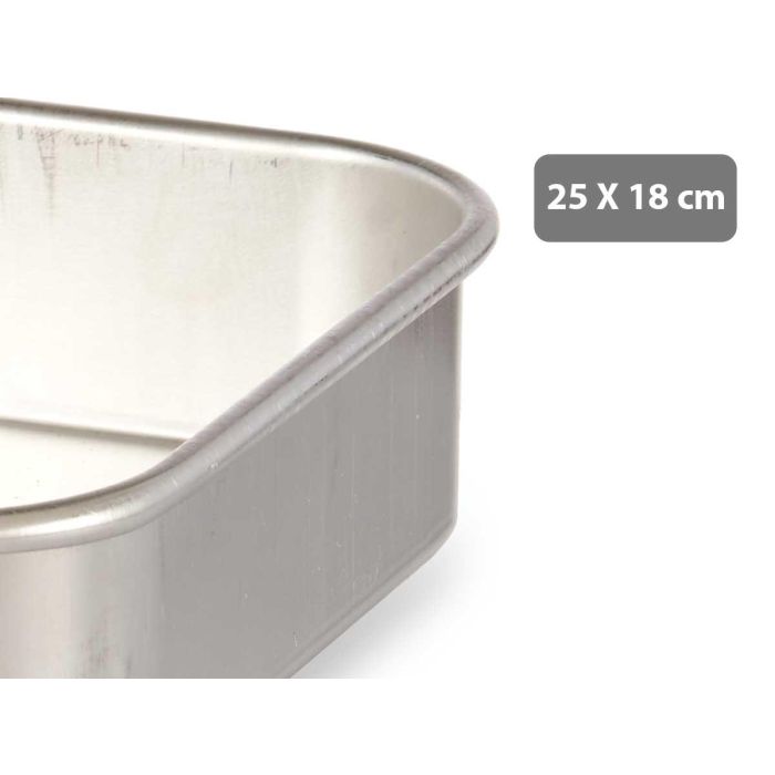 Rustidera de Aluminio Kinvara 25x18 cm - Apto para Horno, Gas y Lavavajillas (12 Unidades) 2 Rustidera de Aluminio Kinvara 25x18 cm - Apto para Horno, Gas y Lavavajillas (12 Unidades) 2