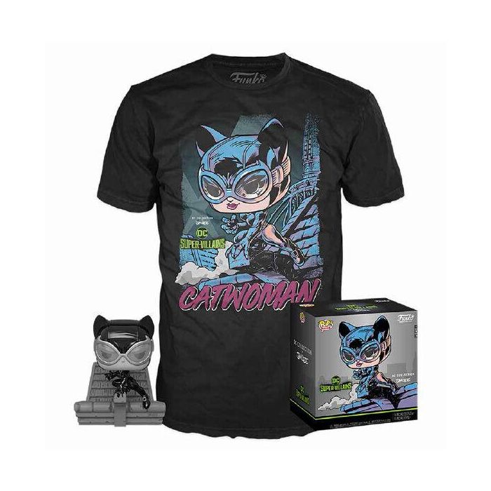 Set figura POP & Tee DC Jim Lee Catwoman Talla: XL