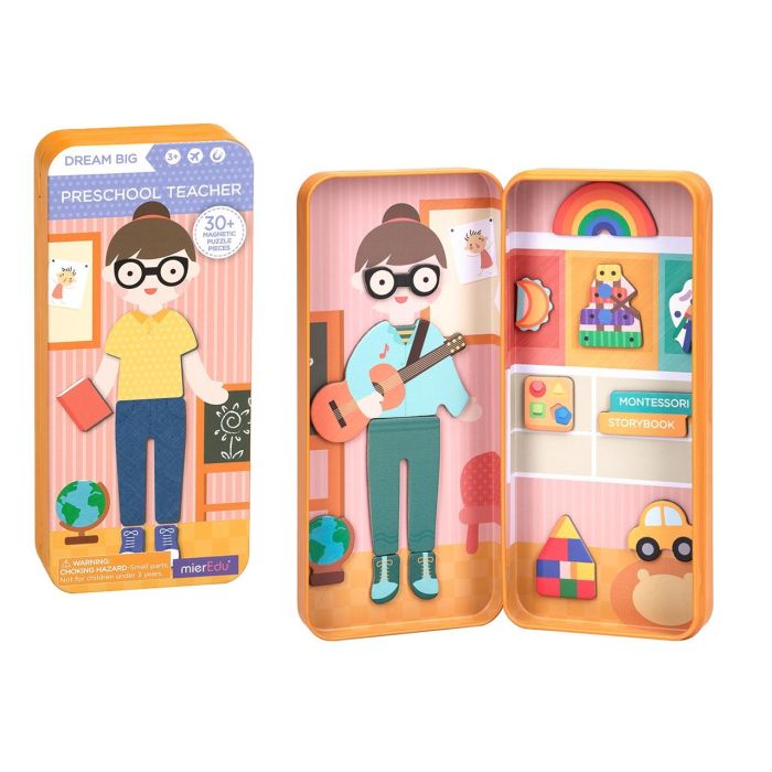 MIEREDU Puzle Magnético Me088 Mis Héroes Profesora, Bomberos, Policías, Sanitarios y Profesores para Niños +3 Años 0 MIEREDU Puzle Magnético Me088 Mis Héroes Profesora, Bomberos, Policías, Sanitarios y Profesores para Niños +3 Años 0