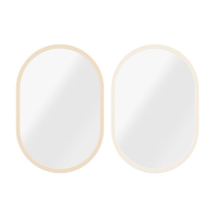 Espejo Scandi DKD Home Decor Beige Natural 2 x 90 x 60 cm (4 Unidades) 0 Espejo Scandi DKD Home Decor Beige Natural 2 x 90 x 60 cm (4 Unidades) 0