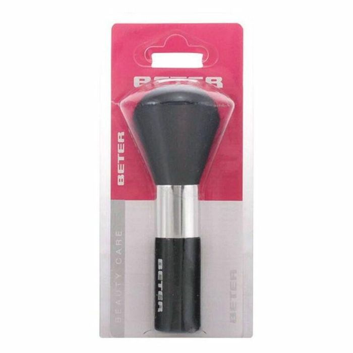 Beter Brocha Maquillaje Pelo Sintético Suave Punta Redondeada para Polvos Compactos, Sueltos y Bronceador 11.5 cm 1 Ud.