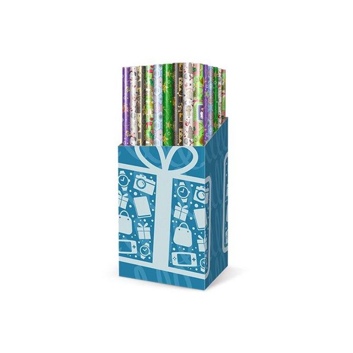 Papel De Regalo Rollo Tv 0,7X2 M (Caja De 60) Navidad