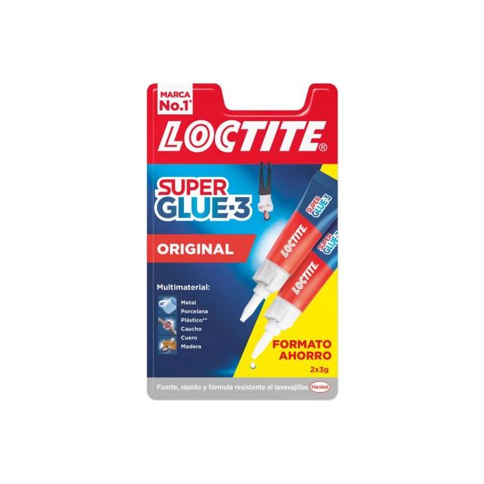 Loctite Superglue-3 Original Duo 2X3 Bl 3Gr+3Gr Loctite 2640781