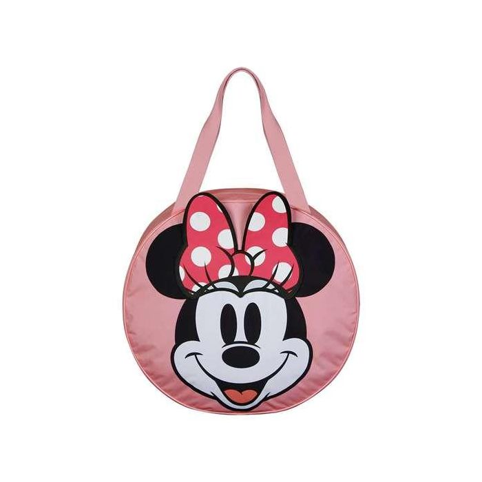 Karactermania Bolsa de Playa Jumbo Minnie Mouse Face, Poliéster, Multicolor, 53 x 16 x 50 cm 1