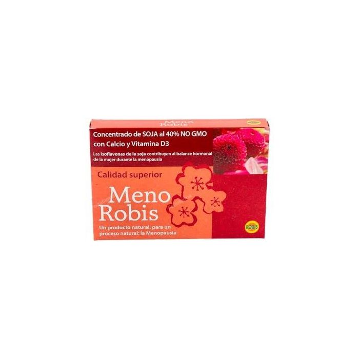 Robis Meno Robis, Isoflavonas de Soja para el Bienestar en la Menopausia, Complemento Alimenticio 30 Comprimidos