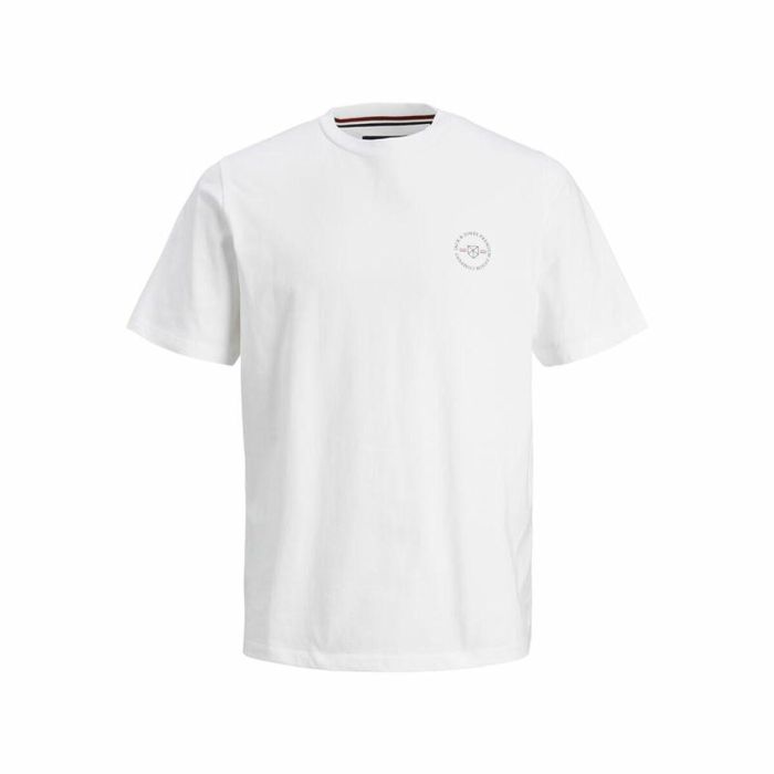 Camiseta de Manga Corta Hombre Jack & Jones lushield Blanco Hombre 0 Camiseta de Manga Corta Hombre Jack & Jones lushield Blanco Hombre 0