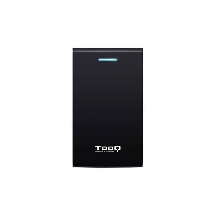 TooQ TQE-2526B Caja Externa Disco Duro 2.5" USB 3.1 (5Gbps) SATA III hasta 4TB UASP Plug & Play Compatible PC Mac Linux Negra