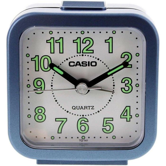 Reloj Despertador Casio TQ-141-2EF Azul 0 Reloj Despertador Casio TQ-141-2EF Azul 0