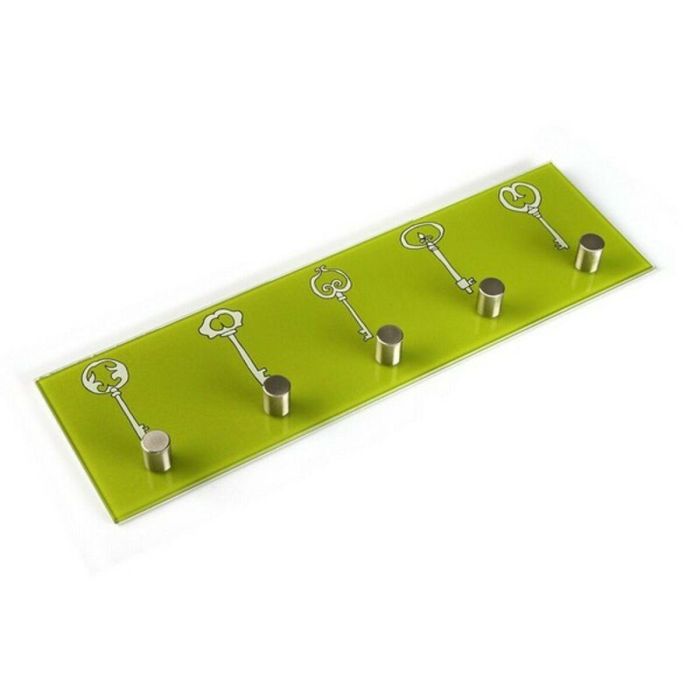 Perchero de Pared Keys Versa Cristal 40 x 12 cm (40 x 12 x 10 cm)