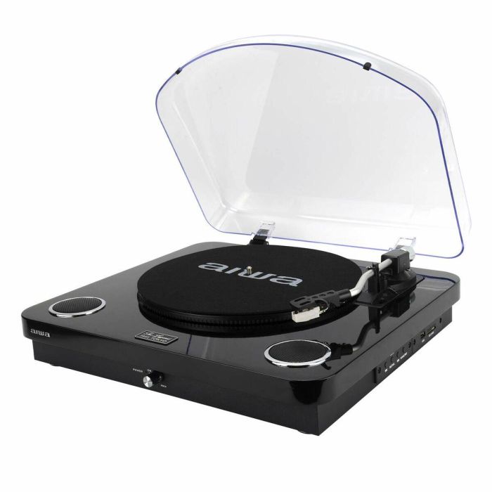 Tocadiscos Aiwa GBTUR120BKMKII Negro 21 Tocadiscos Aiwa GBTUR120BKMKII Negro 21