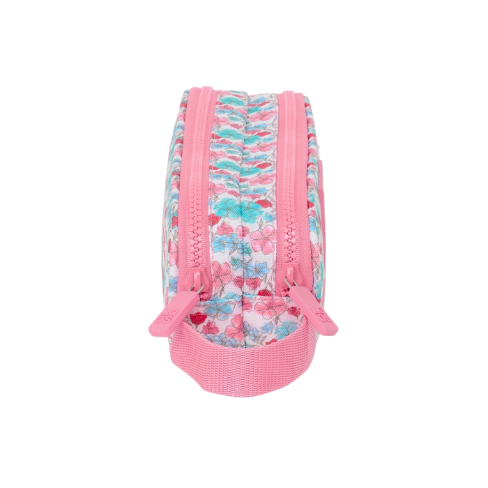 Portatodo Doble Moos Flores Multicolor 21 x 8 x 6 cm 2