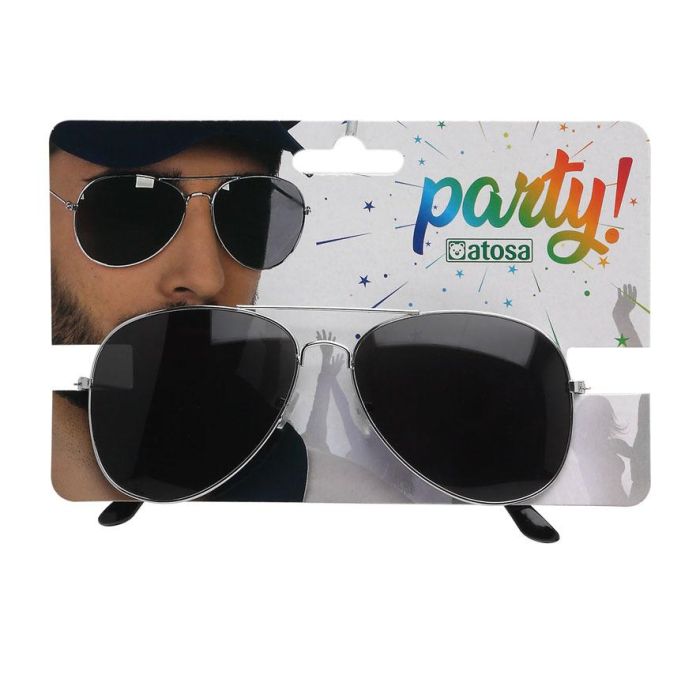 Gafas Carnaval Policía Azul Hombre Adulto 1