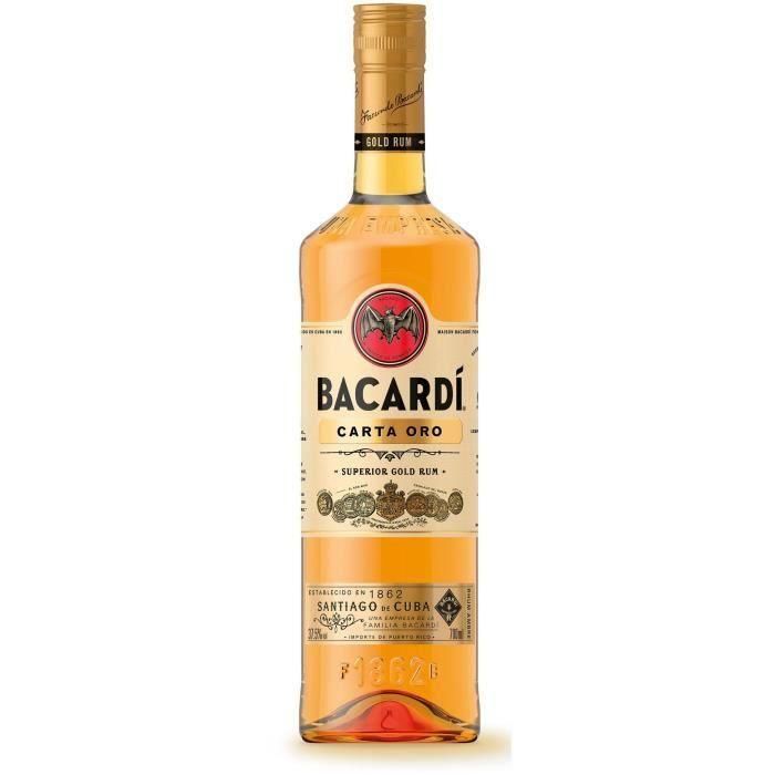 Ron Bacardi Carta Oro Amber 70 cl - 37.5 °