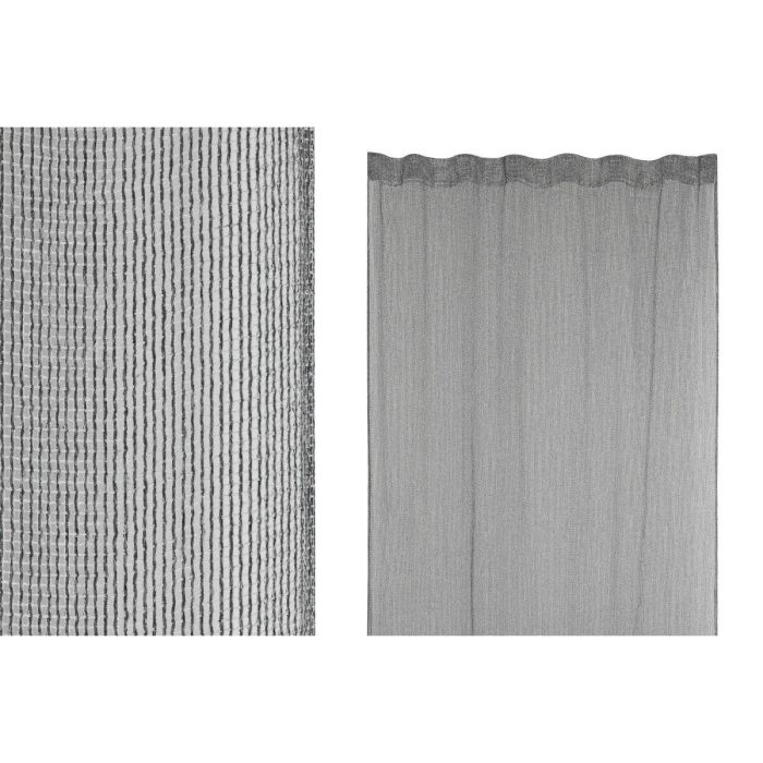 Cortina Urban DKD Home Decor Gris 260 x 260 x 140 cm 1