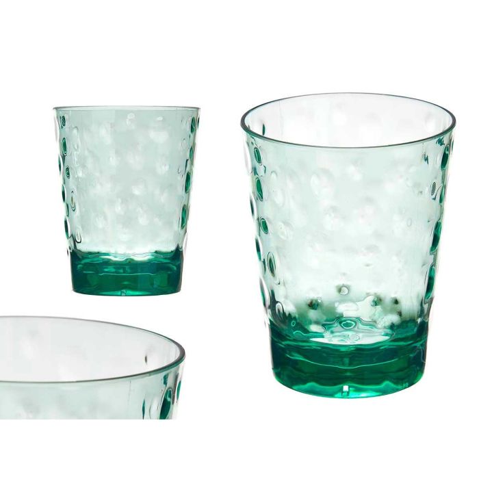 Leknes Vaso de Plástico con Puntos Verde 470 ml (9x11x9 cm) (24 Unidades) Leknes Vaso de Plástico con Puntos Verde 470 ml (9x11x9 cm) (24 Unidades)