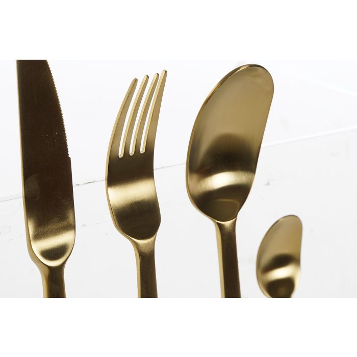 Cuberteria Basicos DKD Home Decor Plateado 2 x 22.8 x 6 cm Set de 16 2 Cuberteria Basicos DKD Home Decor Plateado 2 x 22.8 x 6 cm Set de 16 2