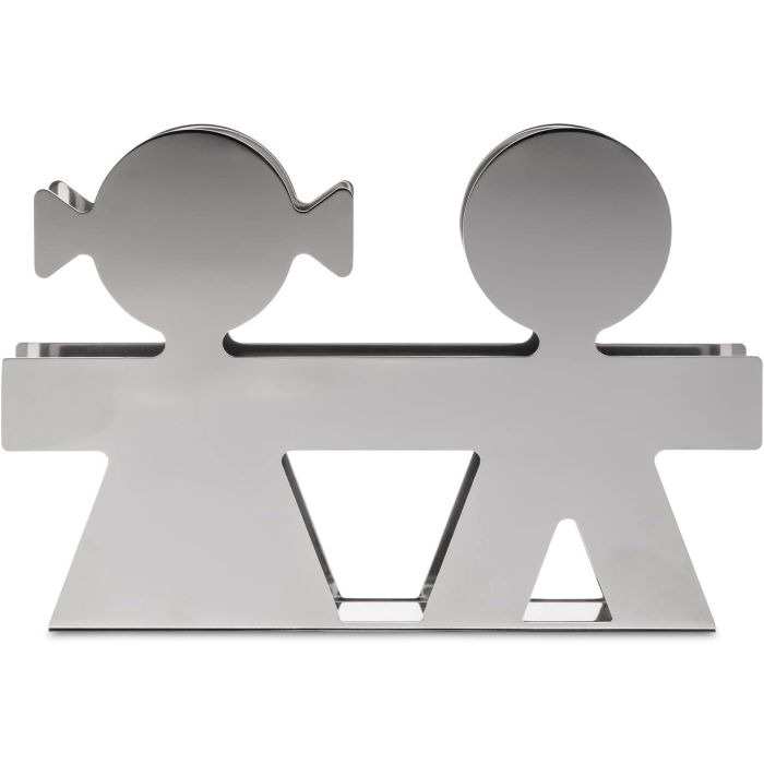 Alessi Portasobres Acero Inoxidable 18/10 Girotondo AKK40 - Diseño King-Kong