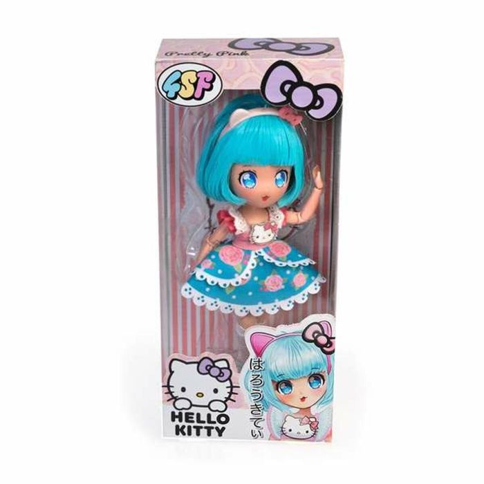 Muñeca hello kitty con15 puntos de articulacion y accesorios 19.5 cm. - modelos surtidos 4