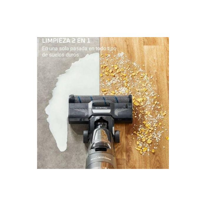 Rowenta GZ5035 Aspirador Escoba sin cables X-Clean 4 | 2 en 1 Aspira y Friega | Autonomía 50 Min | Detección inteligente | Autolimpieza 2