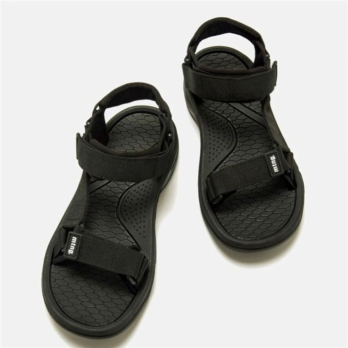 Chanclas para Hombre Mustang 2025 V Attitude Negro 4