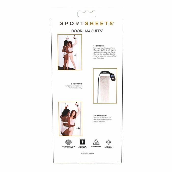 Esposas para Puerta Sportsheets 19 Esposas para Puerta Sportsheets 19