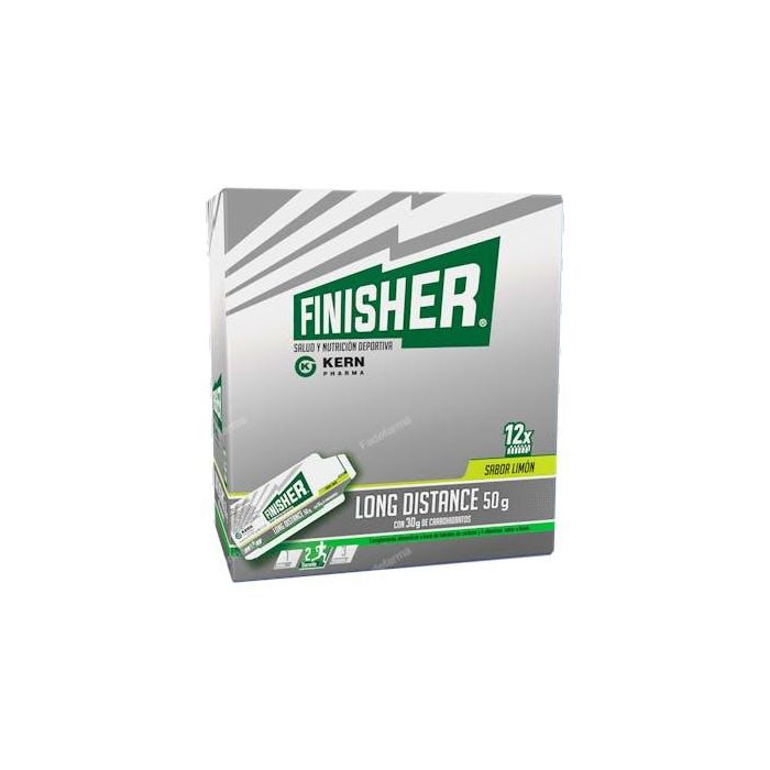 FINISHER Long Distance 12 Sobres 50g Sabor Limón