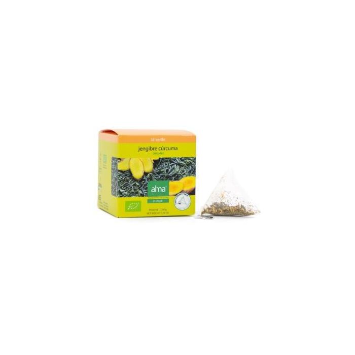 Te Verde Jengibre Curcuma Infusion 15 Piramides Te Verde Jengibre Curcuma Infusion 15 Piramides