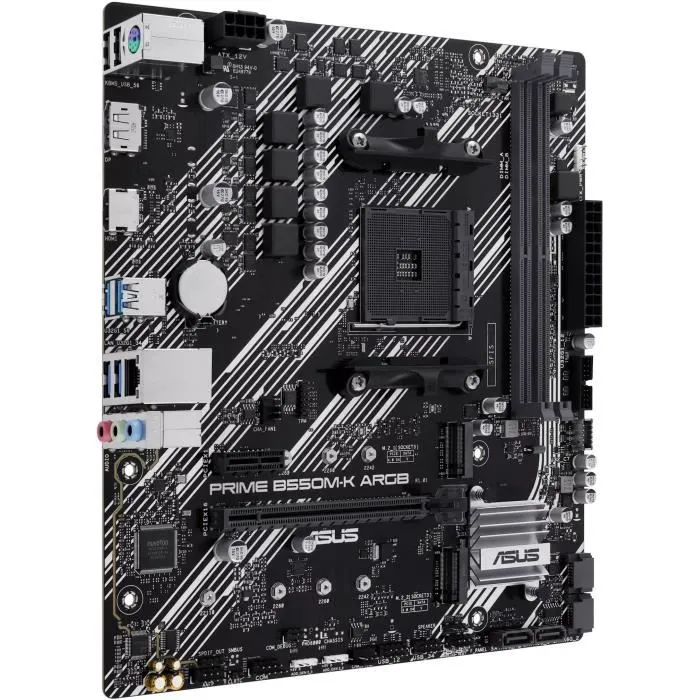 Asus Prime B550M-K Placa Base AM4 AMD B550 Micro-ATX DDR4 para Procesadores AMD Ryzen 2