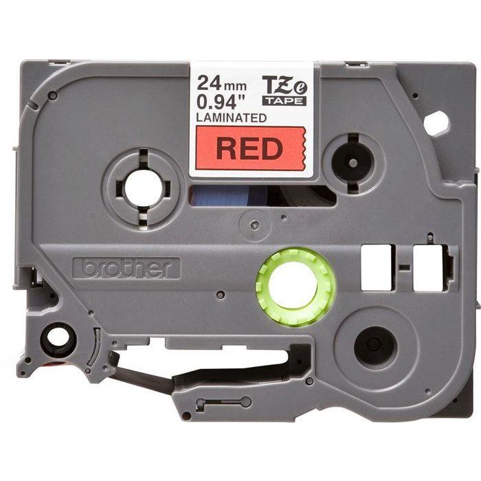 BROTHER Cinta laminada rojo/ negro 24mm 1 BROTHER Cinta laminada rojo/ negro 24mm 1
