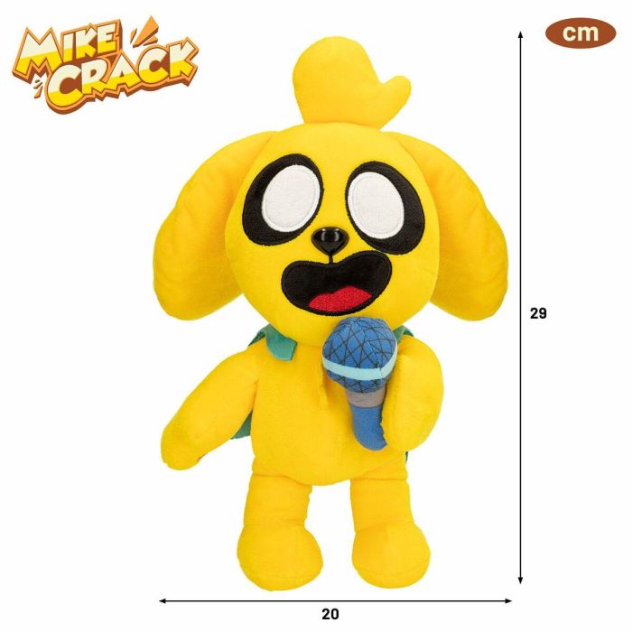 Peluche mike crack interactivo 25 cm con sonidos y melodias 4