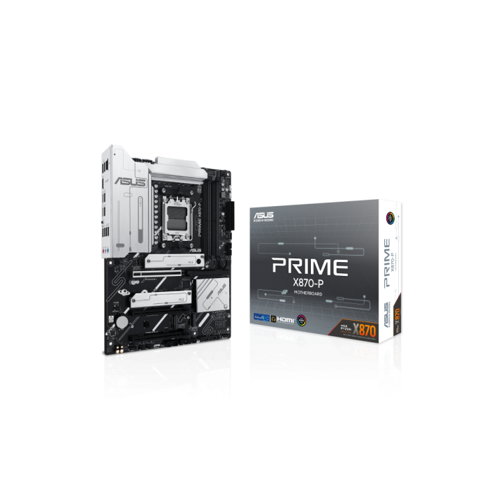 ASUS PRIME X870-P AMD X870 Zócalo AM5 ATX 8 ASUS PRIME X870-P AMD X870 Zócalo AM5 ATX 8