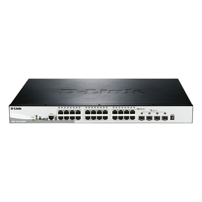 D-Link DGS-1510-28XMP Switch Gigabit Gestionado PoE+ con 24 Puertos